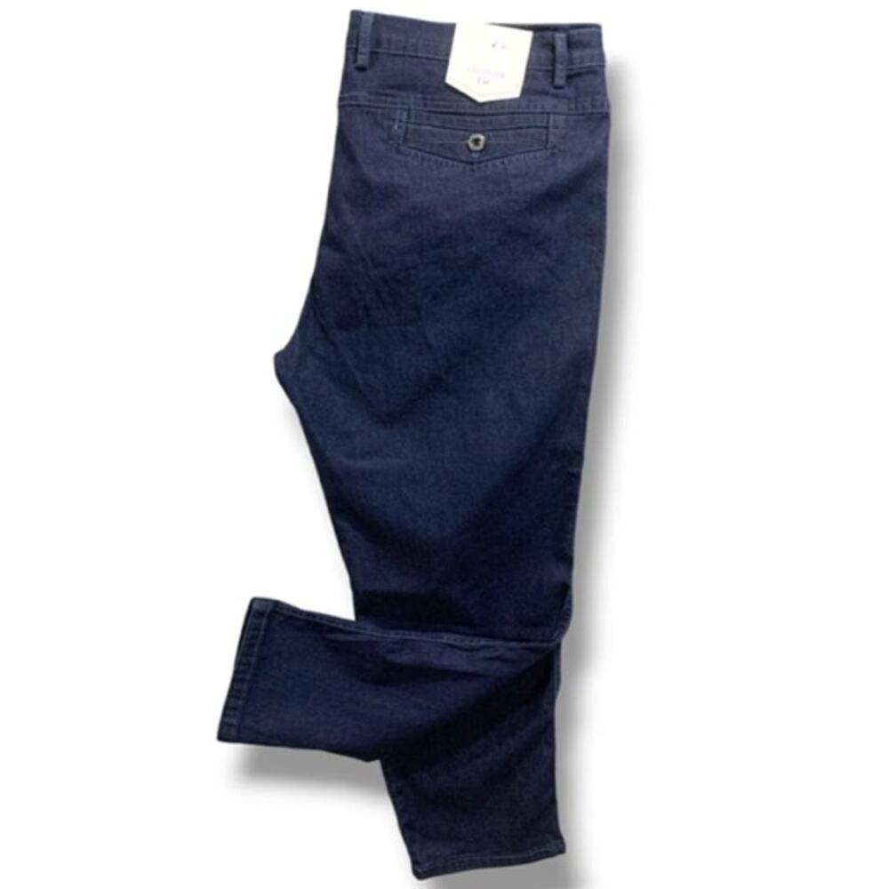Jett Jeans Mens 38x28 Blue Straight Fit Stretch Denim Chino Pants Casual